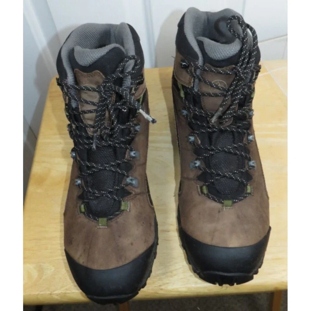 La Sportiva Nucleo High GTX Hiking Boots Mens 12 Brown Leather